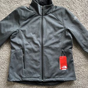 Grey North Face Ridgewall soft shell jacket